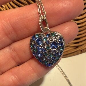 Brighton reversible heart necklace.